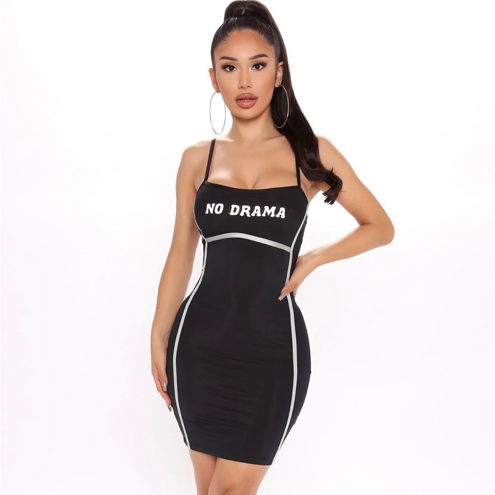 FashionNova No Drama mini dress